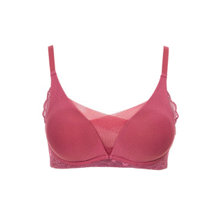 【黛安芬】智能塑型系列 包覆無鋼圈 M-EL罩杯內衣 莓紅色｜11-1831 43