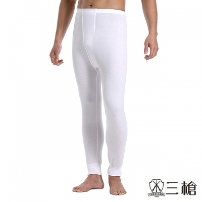 三槍牌 時尚精典型男金絲棉衛生褲2件組(白M-XL)