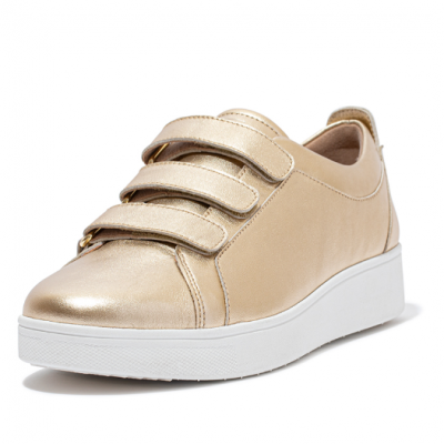 【fitflop】RALLY QUICK STICK FASTENING LEATHER SNEAKERS