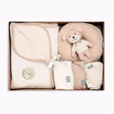 【GENNIE'S】原棉-新生寶寶寵愛七件組禮盒