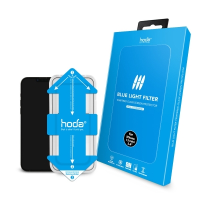 【hoda】iPhone 13 mini / 13 / 13 Pro / 13 Pro Max 2.5D 抗藍光滿版玻璃保護貼(附貼膜神器)