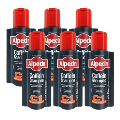 【Alpecin】咖啡因洗髮露 250ml(6入組)(國際航空版)