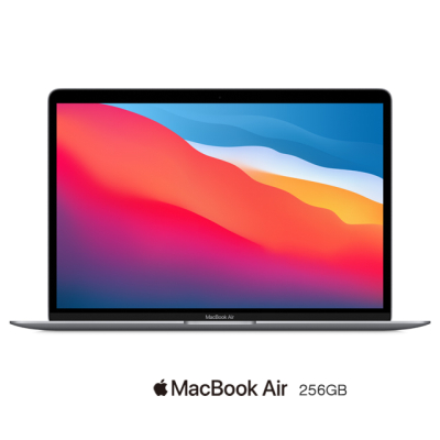 【Apple授權經銷商】13吋 Macbook Air M1 晶片配備 8 核心 CPU 與 7 核心 GPU 256GB 儲存空間