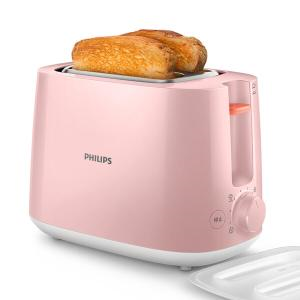 【PHILIPS 飛利浦】智慧型烤麵包機/瑰蜜粉 (HD2584/52)