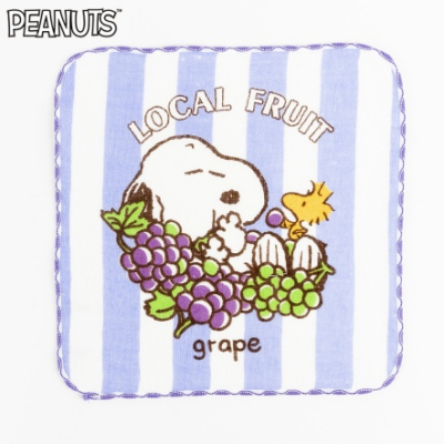 【PEANUTS】史努比與葡萄小方巾