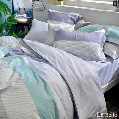 【格蕾寢飾】義大利La Belle《崇拜自由》純棉防蹣抗菌吸濕排汗兩用被床包組