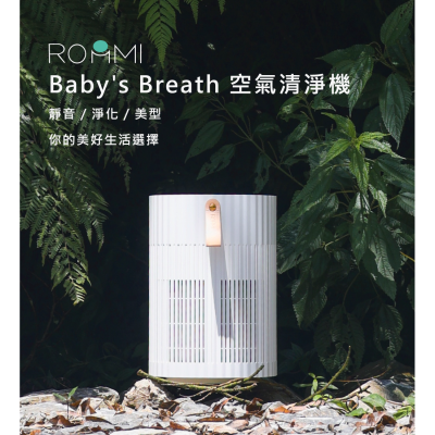 【ROOMMI】Baby's Breath 空氣清淨機 純淨白