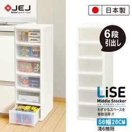  【日本JEJ】 MIDDLE系列 小物抽屜櫃 S6_元氣熊