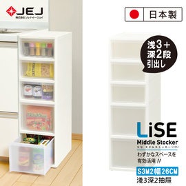  【日本JEJ】MIDDLE系列 小物抽屜櫃 S3M2_元氣熊