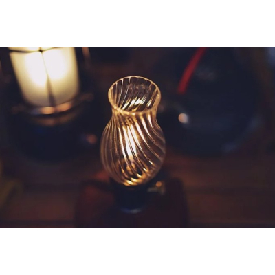 【早點名】復古螺旋玻璃-瓦斯燭燈(共兩款)