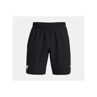 【Under Armour】男 PROJECT ROCK Woven短褲 黑色 1361613-002