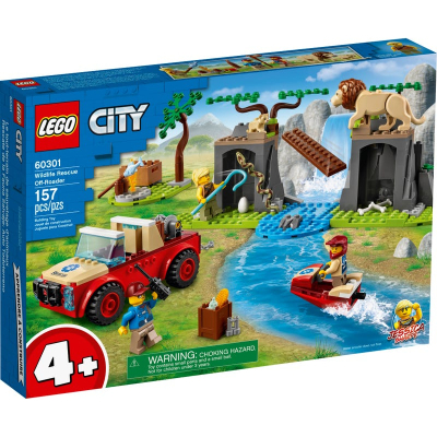 【金石堂】LEGO樂高City 城市系列-野生動物救援越野車(LT60301)