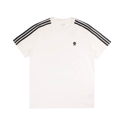 【Adidas】超殺限時6折_男女圓領短袖T恤(HE4513女版粉紫/HE4513男版白色)