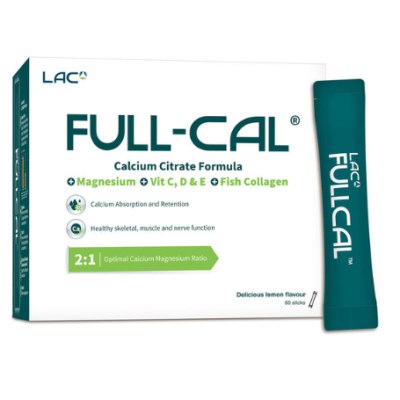 【LAC】Full-Cal 優鎂鈣 3克 60入/盒*3