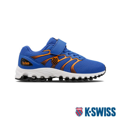 【K-SWISS】Tubes Comfort 200 Strap 輕量訓練鞋-童-藍/橘