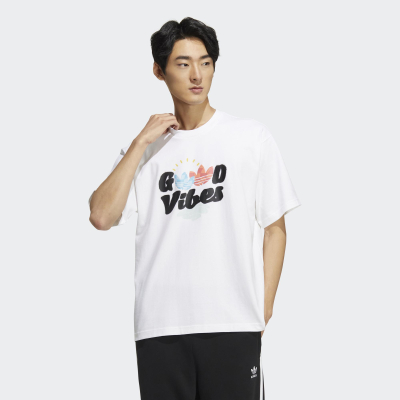 【adidas】ORIGINALS Y2K 短袖上衣 白 男_HM7998