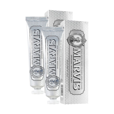 MARVIS 強效亮白薄荷牙膏(85ml) 2入組_國際航空版
