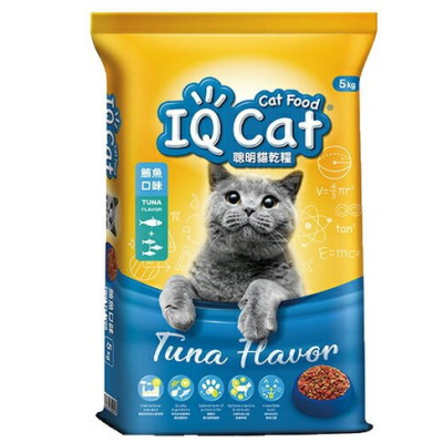【IQ Cat】聰明乾貓糧- 鮪魚口味5kg (成貓配方)