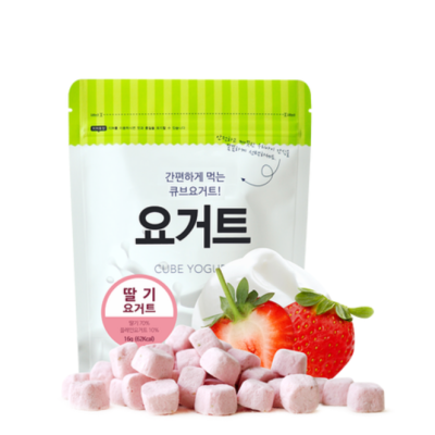 【韓國 Ssalgwaja】 韓國米餅村 -乳酸菌優格球 /三款口味_安琪兒