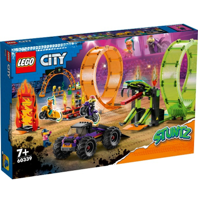 【LEGO樂高】城市系列 60339 雙重環形跑道競技場_fun box