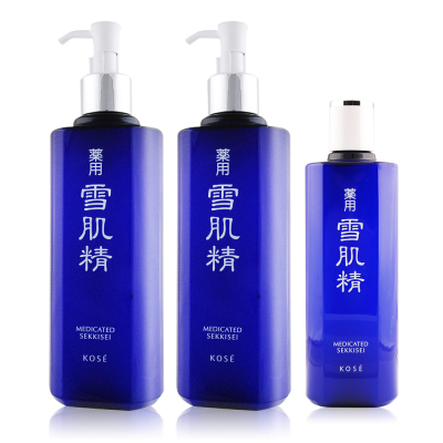 KOSE 高絲 雪肌精(500ml)-限量實惠瓶(按壓式壓頭)X2+KOSE 高絲 雪肌精(360ml)
