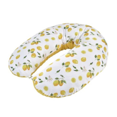 【麗嬰房】 分享 英國 Unilove Hopo多功能孕哺枕-枕套(一般款-甜甜檸檬) (不含枕心)