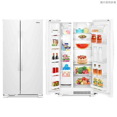 惠而浦【8WRS21SNHW】640公升對開門冰箱(含標準安裝)