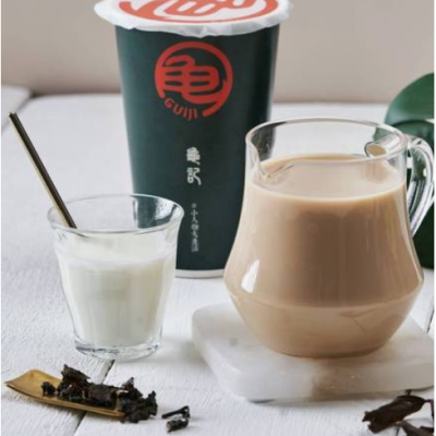 【龜記】珍珠奶茶 (紅茶/翡翠/鐵觀音) Tapioca Milk Tea (Black/Green/Tieguanyin) _限板橋車站自取