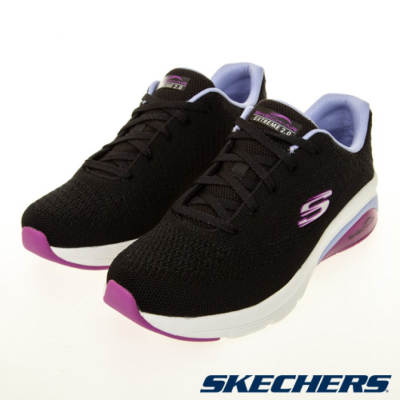 【SKECHERS】女運動系列SKECH-AIR EXTREME 2.0(黑紫色)-149645BKLV