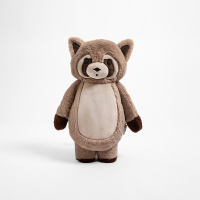 【HOLA Petite】 warm touch 石墨烯造型抱枕-紅浣熊