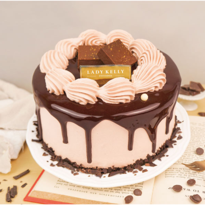 【LADY KELLY凱莉小姐】濃醇巧克力鮮奶油蛋糕-6吋_限板橋車站自取