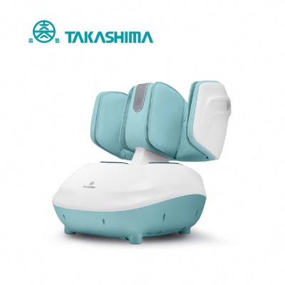  【TAKASHIMA高島】俏膝膝雙效美腿機(M-9102)天空藍-腳底/膝蓋按摩