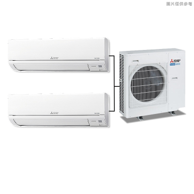 MITSUBISH三菱電機【MXZ-4C80NA+MSZ-GE50NA+MSZ-GE60NA】變頻一對二分離式冷氣(冷暖型)(含標準安裝)