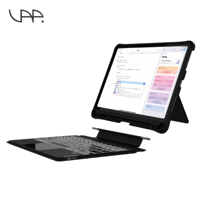 【VAP】iPad 10.2吋/iPad Pro 10.5吋專用 二合一防摔殼藍牙鍵盤(含觸控板)