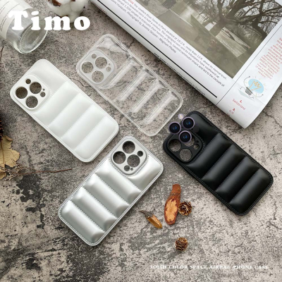 【TIMO】iPhone 14 Pro 6.1吋 純色太空氣囊造型手機殼