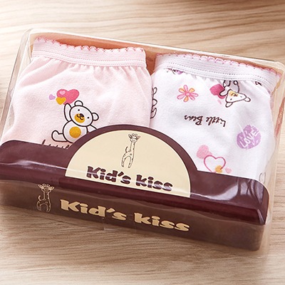 【ATUM】Kid's Kiss女童四角褲2件組*3入
