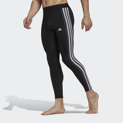 【Adidas】男 專業運動 訓練 TECHFIT 全長緊身褲 (HD3530)