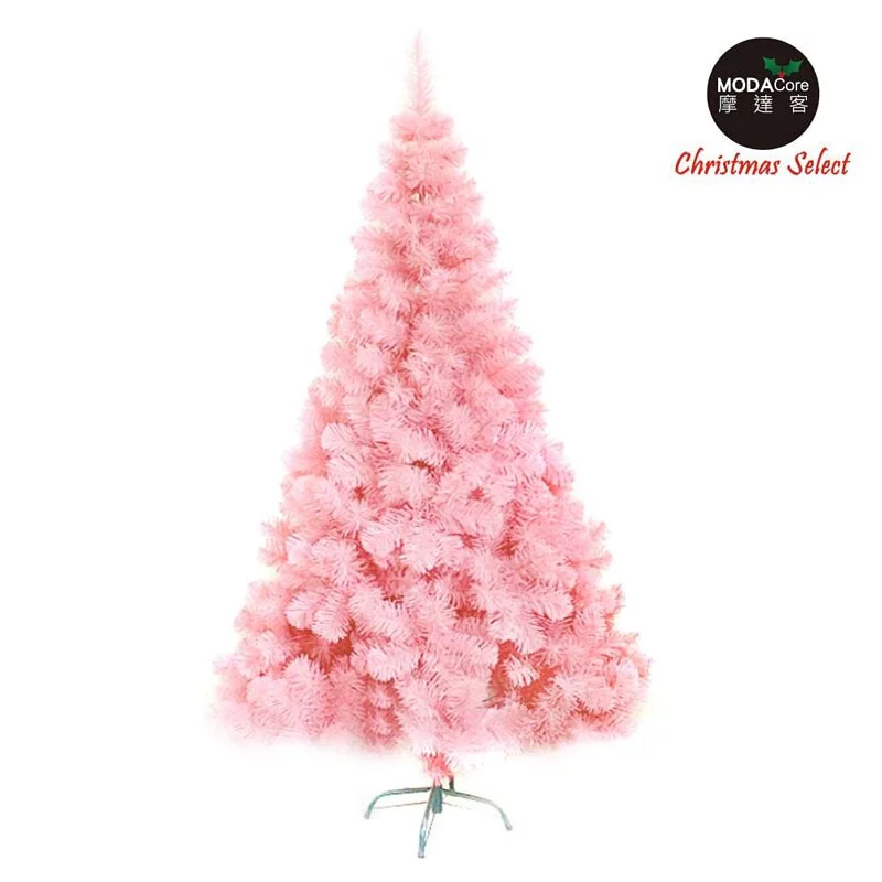 【摩達客】台製豪華型5尺/5呎(150cm)夢幻粉紅色聖誕樹 裸樹(不含飾品不含燈)本島免運費(YS-NCT05003)
