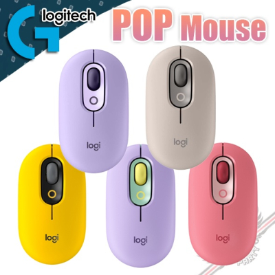 【Logitech】羅技 POP MOUSE 無線藍牙滑鼠_共5款