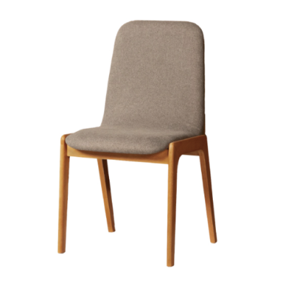 【輝葉良品】橡膠木餐椅-白橡色餐椅(深色表布/淺色表布)  HYG-611-DNC-LD / LL