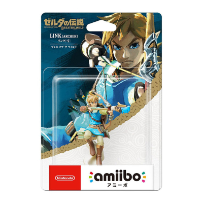 【amiibo】amiibo 林克【拉弓】（薩爾達傳說：曠野之息系列）(周邊)