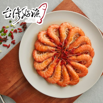 【台灣好漁】紹興冰釀醉鮮蝦-大尾 2包 (400g/包)