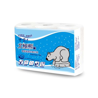 《北極熊》環保小捲筒衛生紙 270組*6捲*16袋/箱