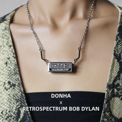 DONHA x Bob Dylan 致敬Bob Dylan可吹奏口琴項鍊 經典款