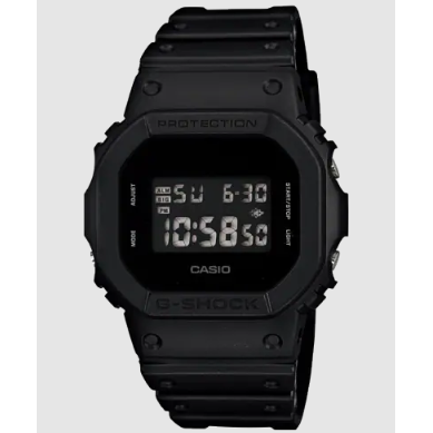 領券2076【CASIO 】G-SHOCK 街頭潮流電子手錶(DW-5600BB-1)