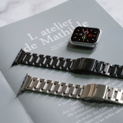【W.wear】Apple watch - 316L不鏽鋼平切面蘋果錶帶