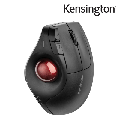 【Kensington】Pro Fit® Ergo Vertical Wireless Trackball - Black   人體工學垂直無線拇指軌跡球 (K75370WW)