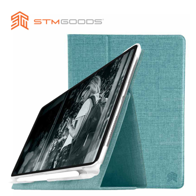 澳洲【STM】Atlas 系列 iPad Pro 11吋 (第一代) 高質感翻蓋平板保護殼 (湖水綠)