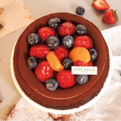 【凱莉小姐】水果古典巧克力蛋糕-6吋_限板橋車站自取