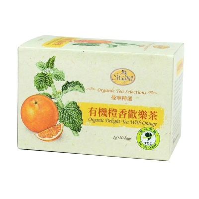 【曼寧花草茶】有機橙香歡樂茶 2g*20入/盒